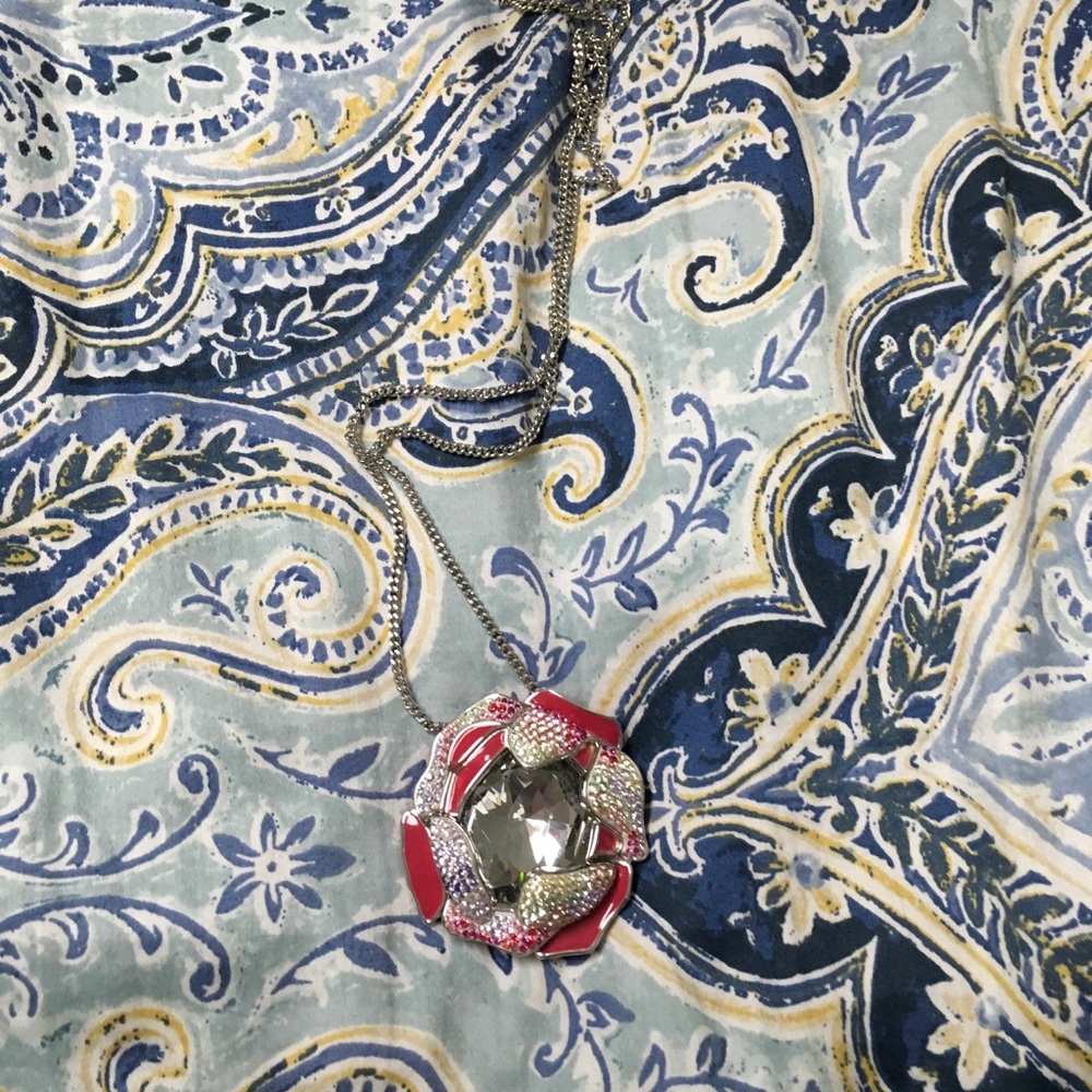 Beautiful love Swarovski necklace